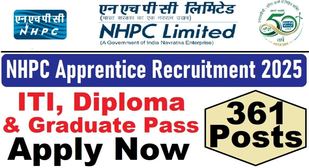 NHPC Apprentice Online Form 2025